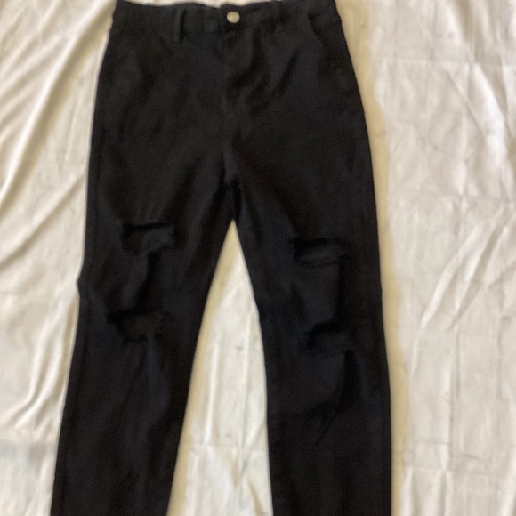 DISTRESSED DENIM PANTS ( Size: 9/10) - Picture 1 of 6